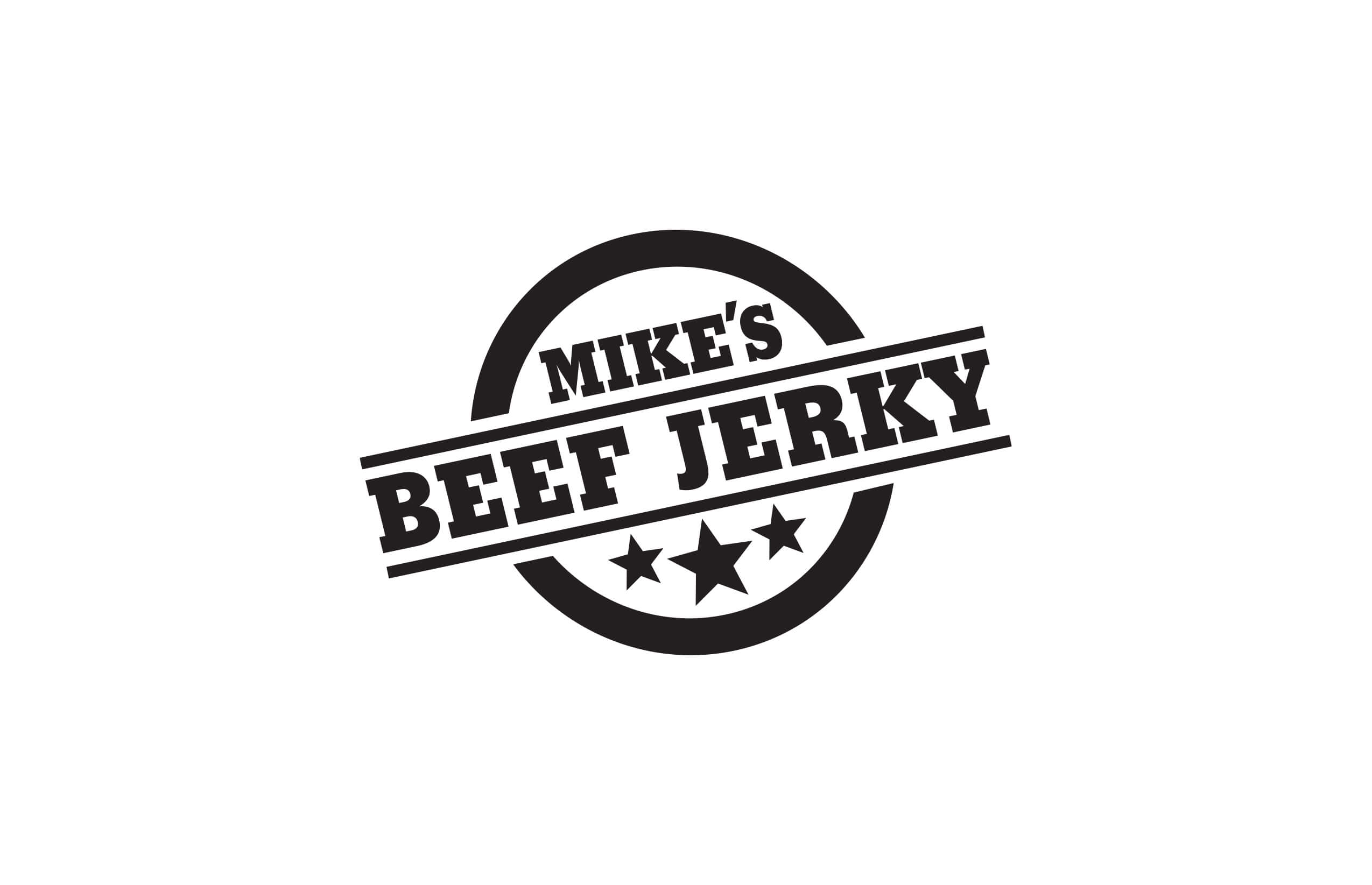 Icon Web Design Adelaide. Image of Mike's Beef Jerky logo.