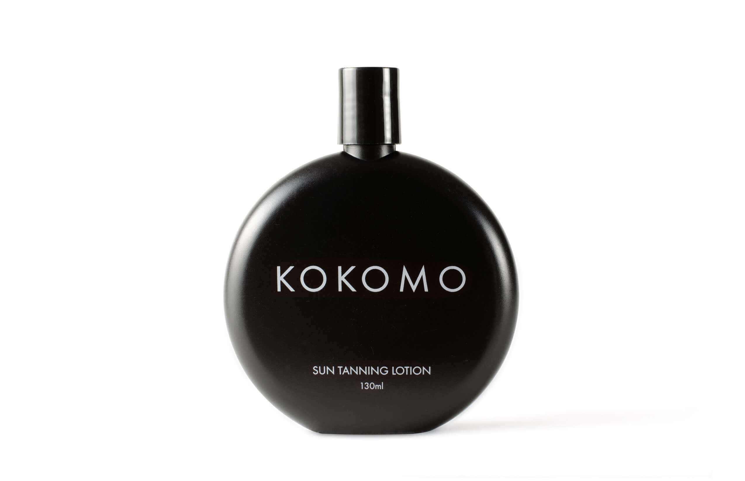 Icon Graphic Design - Label and packaging design Adelaide image of a Kokomo Sun Tanning Lotion bottle front on.