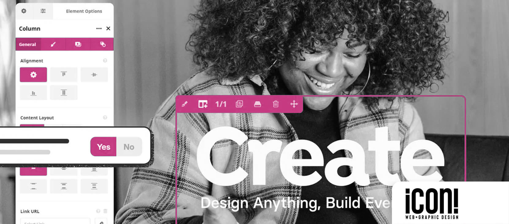Icon Graphic Design Adelaide Blog - How to edit your own website, image of the Avada Live Edit environment